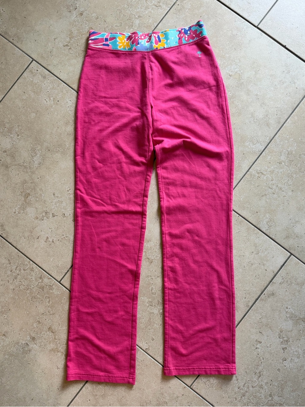 Y2K Lilly Pulitzer Hot Pink Sweatpants